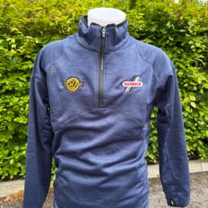mannequin wears the Special Edition 50th Redrock Navy 1/2 Zip