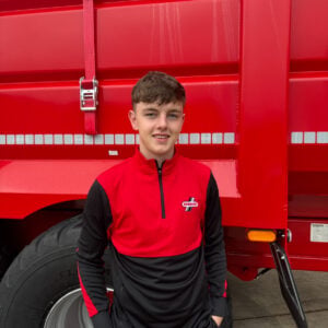 Kids Redrock Black & Red 1/4 Zip Tracksuit Top