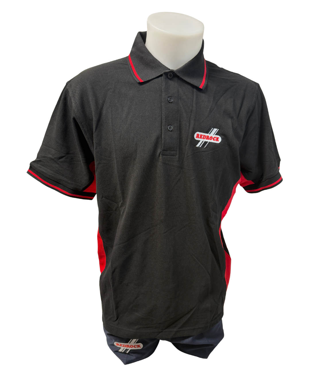 Black & Red Polo